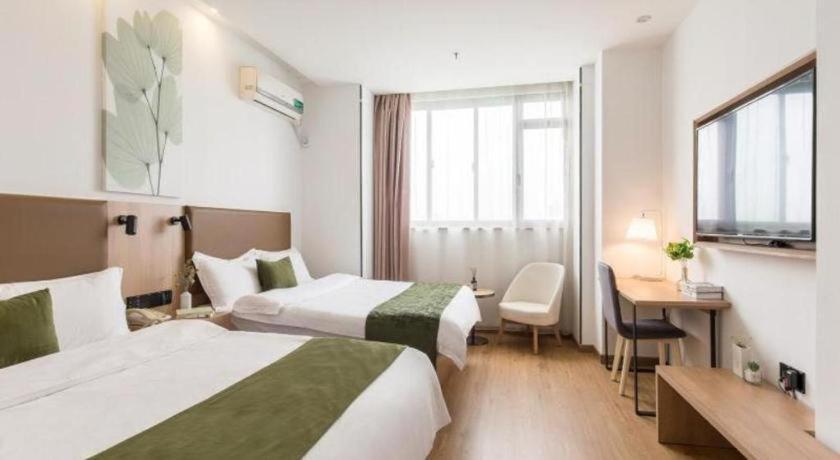Greentree Inn Shanghai Zhoupu Town Xiupu Road Business Hotel Exterior foto